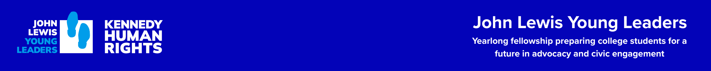 Robert F. Kennedy Human Rights - John Lewis Young Leaders Program logo